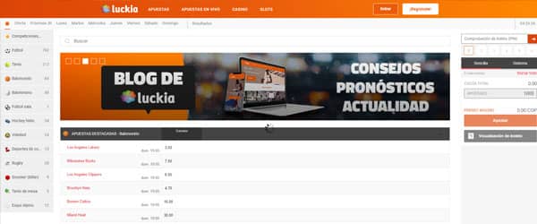 apuestas deportivas Luckia