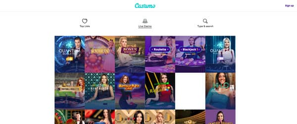 casumo casino vivo
