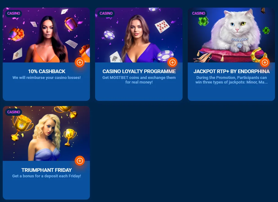 বাংলাদেশের Mostbet ক্যাসিনোর সেরা বোনাসসমূহ