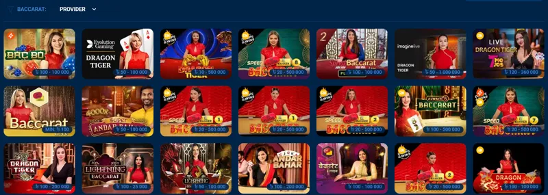 Mostbet ক্যাসিনোতে লাইভ ডিলার সহ বাক্কারা